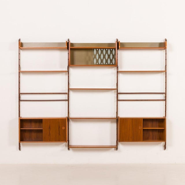 Ergo Three Bay Wall Unit by John Texmon, Nowrway, 1960s For Sale - Image 6 of 18
