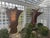 Abstract copper sculptures Unknown artist and period made Left sculpture has minor tear as shown in the photos Left...
