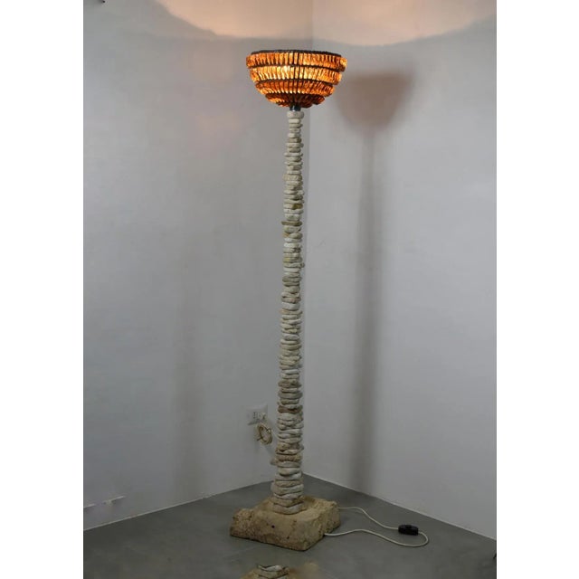 Mid-Century Modern Model Schegge Ambra Floor Lamp by Peppino Campanella For Sale - Image 3 of 9