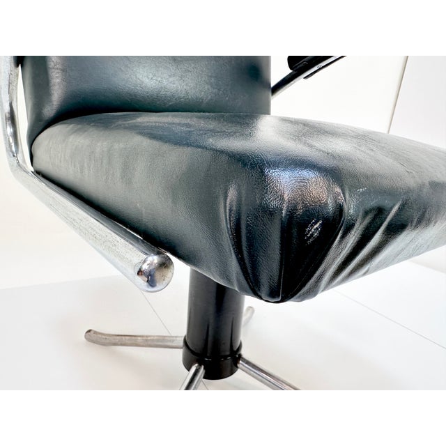 Metal Early Steel Tube Swivel Desk Chair with Tilt from Mauser Werke Waldeck, Germany, 1930s For Sale - Image 7 of 18