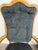 Mid 20th Century Vintage French Provincial Style Tufted Black Velvet Armchairs - Pair For Sale - Image 5 of 14