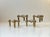 Set of 4 iconic modular candleholders by Frits Nagel and Ceasar Stoffi. Designed in the early 1960s and manufactured by...