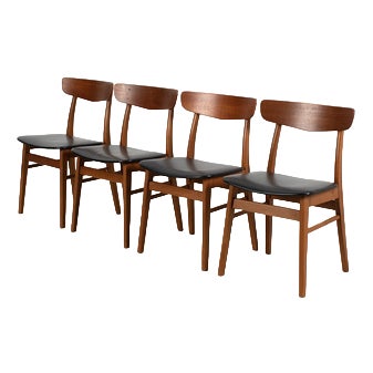 Vintage Dining Room Chairs from Farstrup Møbler, Set of 4 For Sale