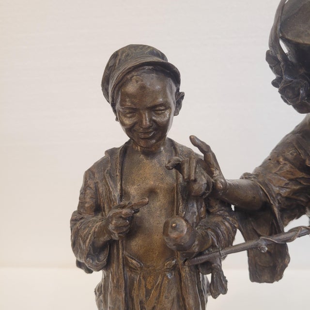 Francesco de Matteis, The Children's Concert, 19th Century, Patinated Bronze For Sale - Image 16 of 18