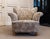 Vintage Danish Wingback Chair with Jacquard Fabric, 1940s For Sale - Image 3 of 13
