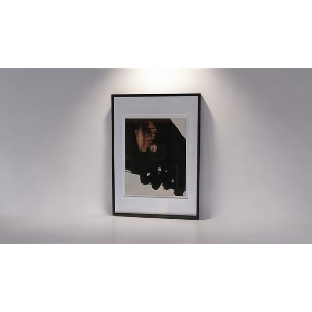 Pierre Soulages, Abstract Composition, Outrenoir, 2020, Print For Sale - Image 3 of 4