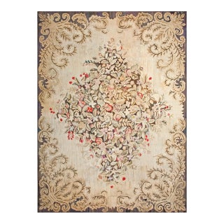 Antique American Hooked Rug For Sale