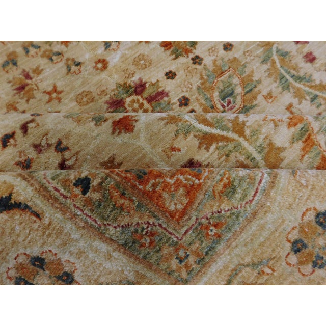 Vintage Hand Knotted Royal Chobi Pakistani Gallery Rug. 6'2"x 12' For Sale - Image 17 of 18