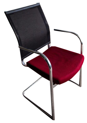 Vintage Office Chair in Aluminum