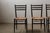 This is a beautiful set of 4 mid-century dining chairs from Gessef Consorzio Sedie Friuli, Italy. The papercord seats are...