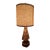 Vintage Romweber Viking Oak Grapevine Carved Table Lamp For Sale