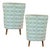 Textile Pair of Mid-Century Modern Lounge Chairs Newly Upholstered in Designer Fabrics For Sale - Image 7 of 7