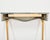 French Napoleon Empire Style Marble Bronzed Wall Console Table For Sale - Image 15 of 16