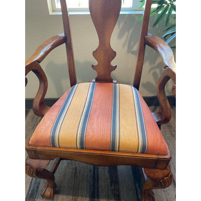 1970s Vintage Chippendale Style Armchairs (Sourced by Swimmer Cole Martinez Curtis) - A Pair For Sale - Image 10 of 12
