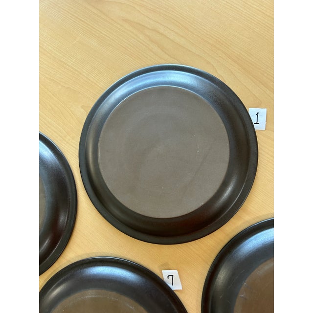 1960s Heathware Dinner Plates- Set of 8 For Sale - Image 9 of 12