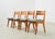Mid-Century Modern Model 666 Dining Chairs by Jens Risom for Knoll, U.S.A. 1940s, Set of 4 For Sale - Image 3 of 11