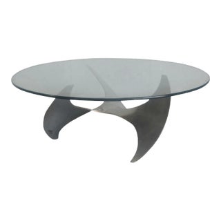 1960s Vintage Propeller Coffee Table Attributed to Knut Hesterberg For Sale