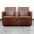 Mid-Century Modern 1960s Mid Century Danish Modern Lounge Chairs Set Leather N Eilersen Chocolate Brown 2 For Sale - Image 3 of 12