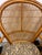 Coastal PAir of 1970s Rattan Lounge Chairs With Zebra Upholster For Sale - Image 3 of 6