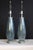 Mid 20th Century Mezza Murano Style Aqua Frost Lamps - a Pair For Sale - Image 4 of 14