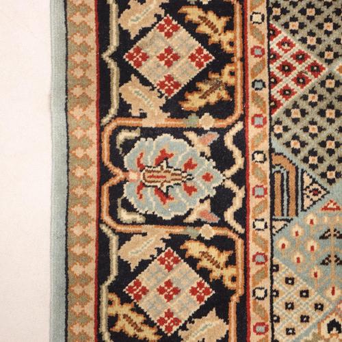 Vintage Indian Tabriz Rug For Sale - Image 6 of 8