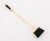 Metal Modern Brass and Black Marble Fireplace Tool Set For Sale - Image 7 of 14
