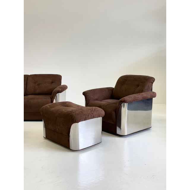 Space Age Pouf by Gian Pietro Arosio, 1970s, in Very Good conditions. Designed 1970 to 1979