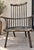 Brown Antique Vernacular. Pair of 19thC Country Primitive Comb/Stick-Back Windsor Chairs With Original Green Paint For Sale - Image 8 of 14
