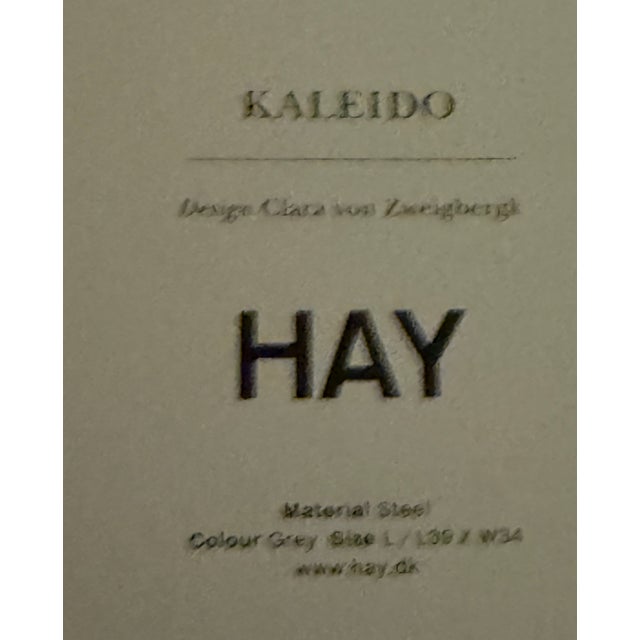 Hay Kaleido Large Tray – Powder-Coated Steel, Geometric Design (Unused in Box) For Sale - Image 4 of 4
