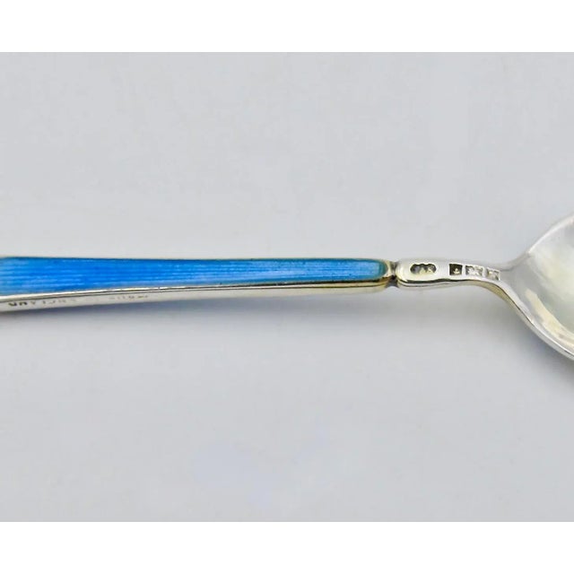 Harrods of London Art Deco Spoon Set in Sterling Silver and