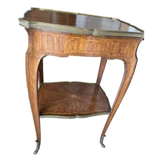 Antique French Gueridon Table – 19th Century Louis XV Style For Sale