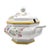 Italian Hand-Painted Porcelain Soup Tureen Set, Octagonal Floral, 16" For Sale In San Francisco - Image 6 of 18