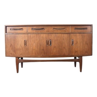 G Plan "Fresco" Small Teak + Afromosia Credenza For Sale