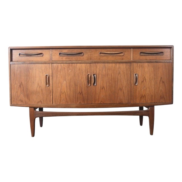 G Plan "Fresco" Small Teak + Afromosia Credenza For Sale