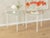 White Side Tables, 1980s, Set of 2 For Sale - Image 4 of 9