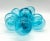 Oversized Mid Century Turquoise/ Aqua Glass Grapes For Sale In Houston - Image 6 of 11