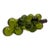 Vintage Mid-Century Modern Olive Green Lucite Grape Cluster Accent Piece For Sale