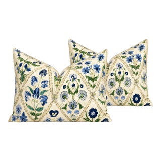 Oscar De La Renta Susani Tellis Decorative Pillow Pair For Sale