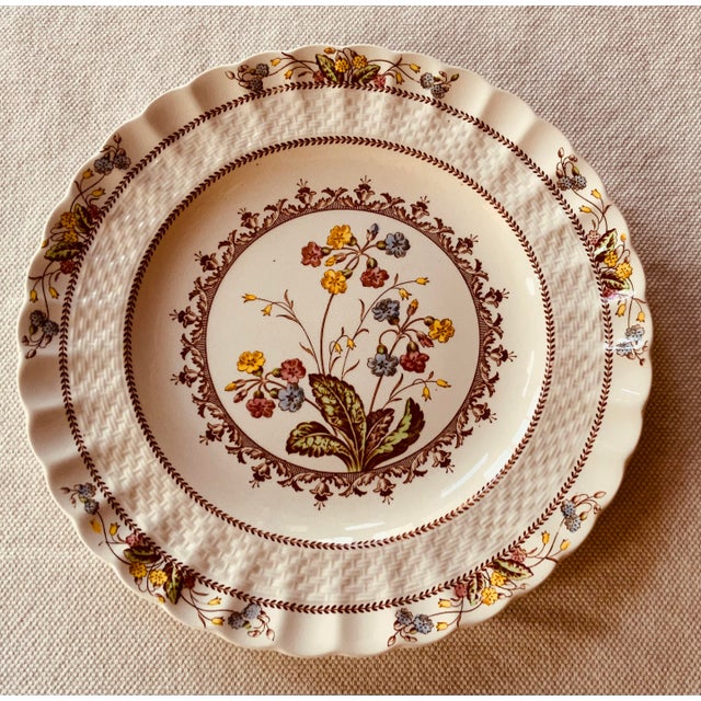 English Copeland Spode Cowslip Bone China Breakfast Set, 1930s For Sale - Image 3 of 12