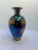 Vintage 11" Iridescent Art Glass Vase in Cobalt Amethyst – Czech / Kralik Style For Sale In Kansas City - Image 6 of 13