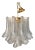 Gold Contemporary Murano Glass "Sella" Chandelier With Gold 24k Metal Frame For Sale - Image 8 of 8