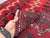 Red Turkmen Tribal Bukhara Hand-Knotted Wool Rug - 5'2" X 3'8" For Sale - Image 12 of 13