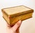 Vintage Gilt Wood and Eglomise Velvet Lined Box For Sale - Image 12 of 12
