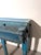 Indian Carved Console Table in Turquoise Blue For Sale - Image 3 of 8
