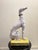 Hollywood Regency 1970s Italian Terracotta Glazed Greyhound on Seated Base For Sale - Image 3 of 12