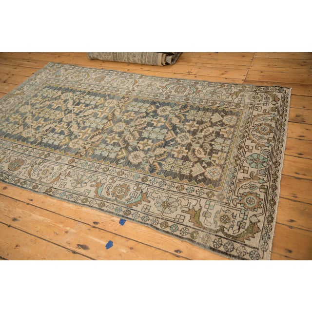 Vintage Distressed Hamadan Rug - 4'4" x 7'1" For Sale - Image 9 of 11