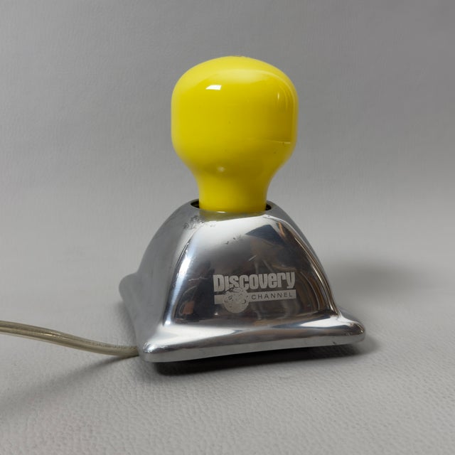 Vintage Advertising Aluminum Table Lamp For Sale - Image 3 of 13