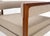 Tan Pair New Alcantera Upholstery Walnut Cube Shape Barrel Back Lounge Chairs MINT! For Sale - Image 8 of 13
