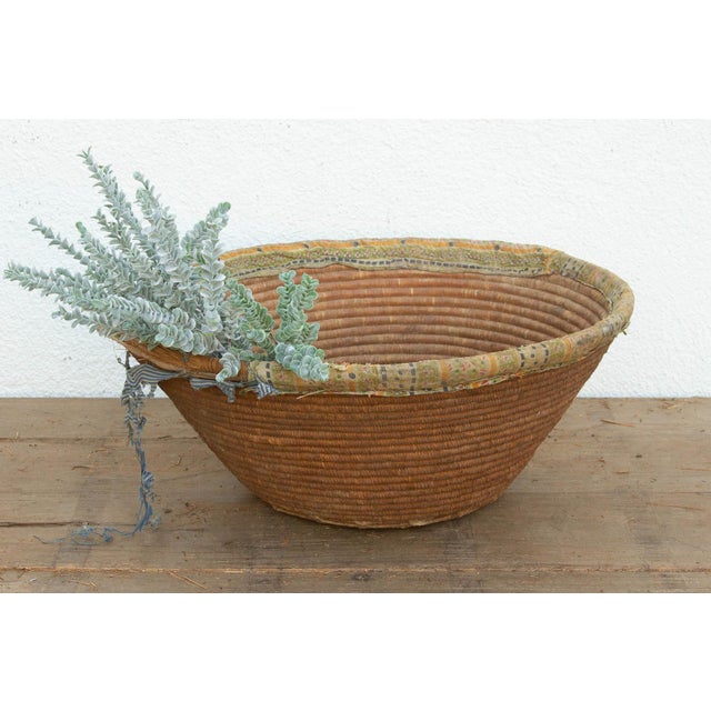 Brown Antique Wabi Sabi Harvest Bowl For Sale - Image 8 of 8