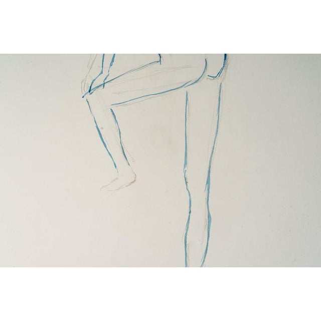 2000 - 2009 Nude Woman, 20th Century, Pencil on Paper For Sale - Image 5 of 6